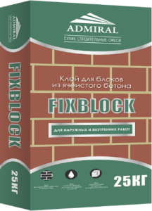 Клей для блоков Fixblock 25кг Клей для блоков Fixblock 25кг