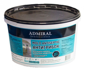 Антигрибок ADMIRAL Mood Antiseptic 5л Антигрибок ADMIRAL Mood Antiseptic 5л