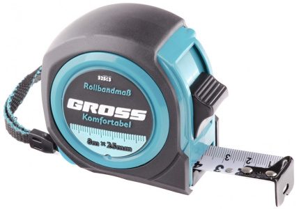 Рулетка 8м "GROSS" 25мм 32563 Рулетка 8м "GROSS" 25мм 32563